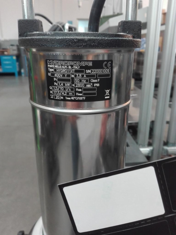 Дренажний насос (Q=10 м³/год, Н=12 м, 380 В) (Італія) HYDRO 9XT - Зображення 3